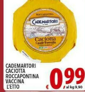 Iper Triscount Ranieri Caciotta offerta