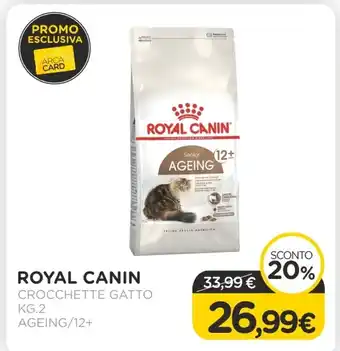 Arcaplanet Royal canin crocchette gatto kg.2 ageing/12+ offerta