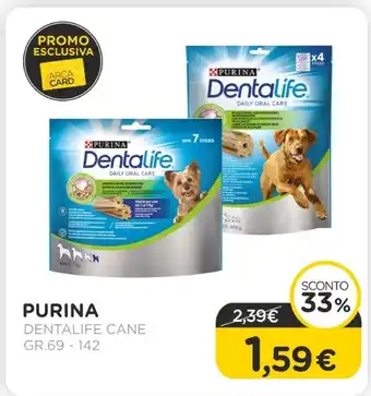 Arcaplanet Purina dentalife cane gr.69 - 142 offerta