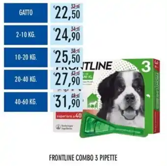 FRONTLINE COMBO 3 PIPETTE GATTO