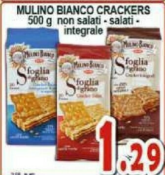 Gros Mulino Bianco Crackers offerta