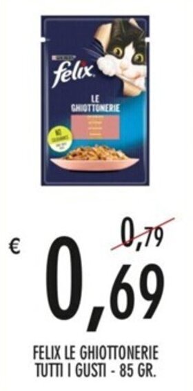 Moby Dick FELIX LE GHIOTTONERIE TUTTI I GUSTI-85 GR. offerta