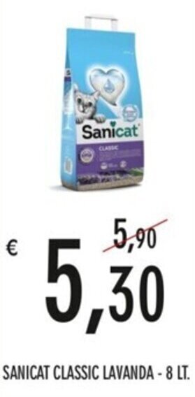 SANICAT CLASSIC LAVANDA - 8 LT.