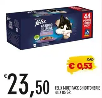 FELIX MULTIPACK GHIOTTONERIE 44 X 85 GR.