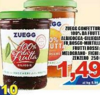 Gros Zuegg Marmellata offerta