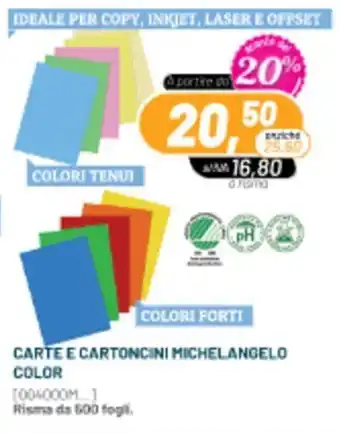 CARTE E CARTONCINI MICHELANGELO COLOR