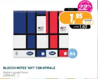 BLOCCHI NOTES "ART" CON SPIRALE