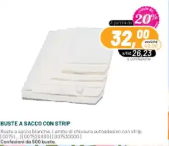 BUSTE A SACCO CON STRIP