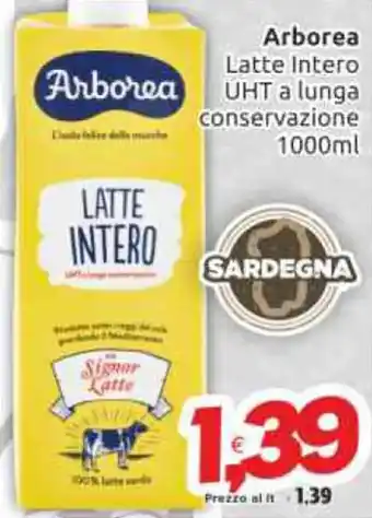Arborea Latte Intero UHT a lunga conservazione 1000ml
