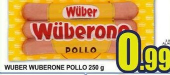 Gros Wuber Wurstel di pollo offerta
