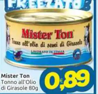 Mister Ton Tonno all'Olio di Girasole 80g