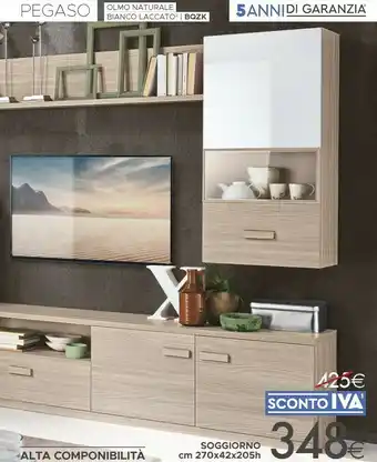 Mondo Convenienza Pegaso Soggiorno offerta
