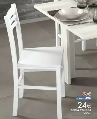 Mondo Convenienza Sedia Tolosa offerta