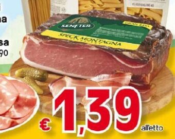 Kanguro Speck di montagna Senfter Gran Resa offerta