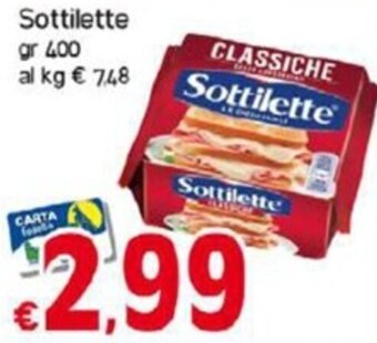 Kanguro Sottilette gr 400 offerta