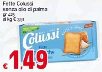 Kanguro Fette Colussi senza olio di palma gr 425 offerta