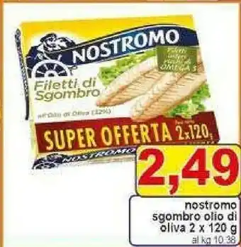 Pewex Nostromo Sgombro Olio Di Oliva offerta