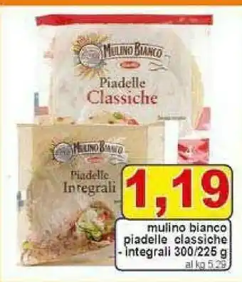 Pewex Mulino Bianco Piadelle Classiche 300 G(ml) offerta