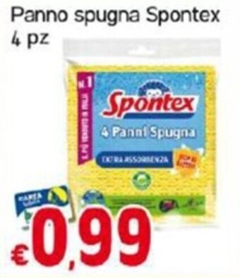 Panno spugna Spontex 4 pz