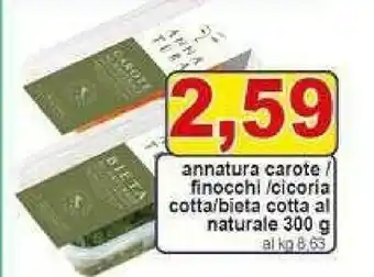 Annatura Carote Finocchi