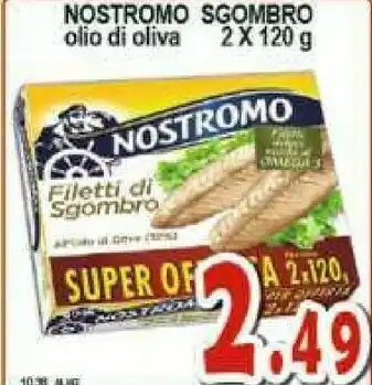 Sacoph Nostromo Filetti di sgombro offerta