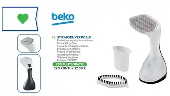BEKO STIRATORE VERTICALE