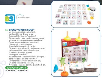 Kanguro BS GIOCO "CROC'S SOCS" offerta