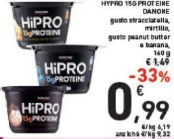 Conad HYPRO 15G PROTEINE DANONE 160 G offerta