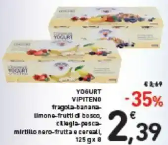 Conad YOGURT VIPITENO125 g x 8 offerta
