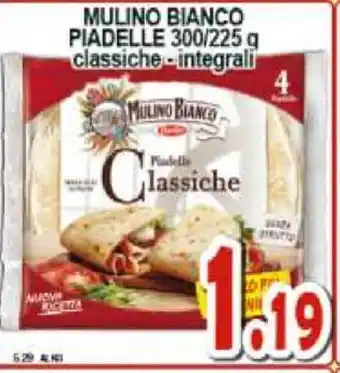 Sacoph Mulino Bianco Piadelle 300/225g offerta