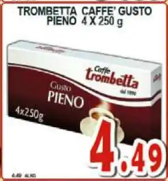 Sacoph Trombetta Caffé Gusto Pieno 4x250g offerta