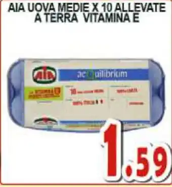 Sacoph Aia Uova Medie x10 Allevate A Terra Vitamina E offerta