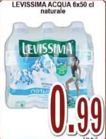 Sacoph Levissima Acqua Naturale 6x50cl offerta