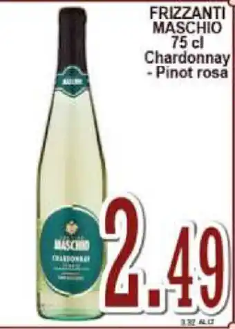 Maschio Frizzanti 75cl Chardonnay-Pinot rosa