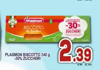 Sacoph Plasmon Biscotto 240g -30% Zuccheri offerta