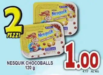 Sacoph Nestle Nesquik Chocoballs 120g offerta