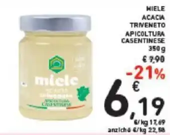 Conad MIELE ACACIA TRIVENETO APICOLTURA CASENTINESE 350 g offerta