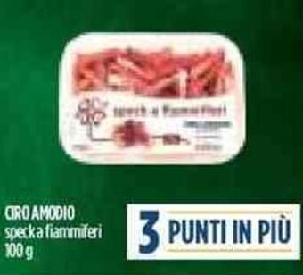 Ciro Amodio speck a fiammiferi 100 g