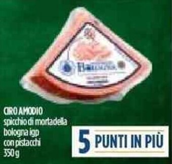 Ciro Amodio CIRO AMODIO spicchio di mortadella bologna igp con pistacchi 350 g offerta