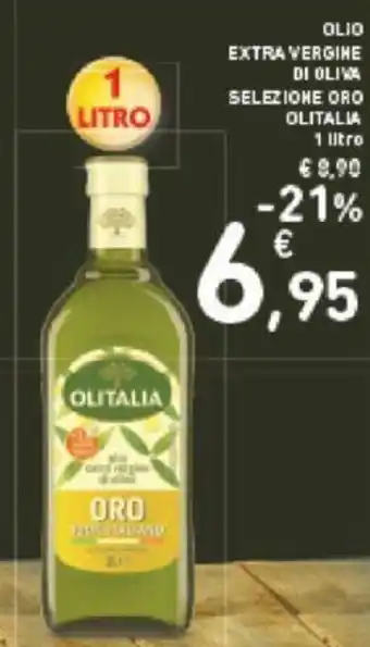 Conad OLIO EXTRA VERGINE DI OLIVA SELEZIONE ORO OLITALIA 1 LITRO offerta