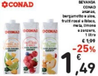 Conad BEVANDA CONAD 1 Litro offerta