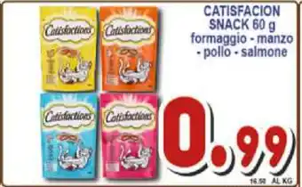 Sacoph Catisfacion Snack 60g offerta