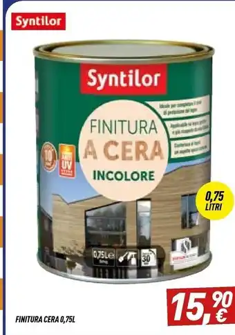 Syntilor Finitura A Cera Legno 0,75l