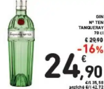 Conad GIN N" TEN TANGUERAY 70 cl offerta