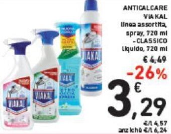 Conad ANTICALCARE VIAKAL 720 ML offerta