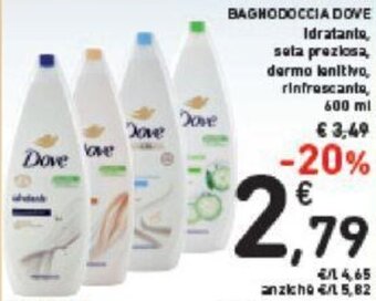 Conad BAGNODOCCIA DOVE 600 ml offerta