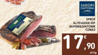 Conad SPECK ALTO ADIGE IGP SAPORI&DINTORNI CONAD offerta