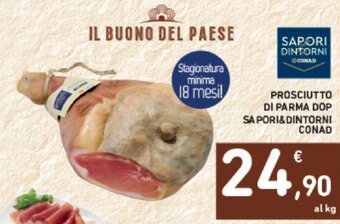 Conad PROSCIUTTO DI PARMA DOP SA PORI& DINTORNI CONAD offerta