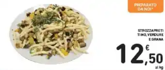 Conad STROZZAPRETI TIMO, VERDURE E GRANA offerta