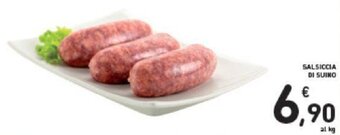 Conad SALSICCIA DI SUINO offerta